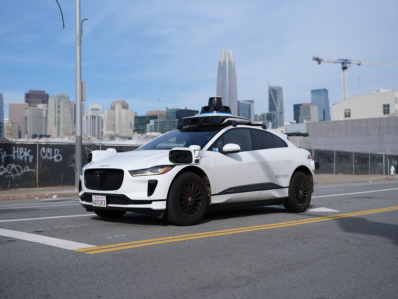 Waymo Jaguar I-Pace in San Francisco